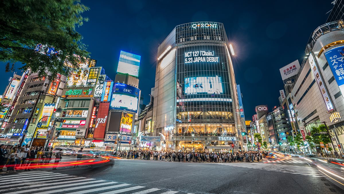 Tokyo’s Shibuya Crossing.