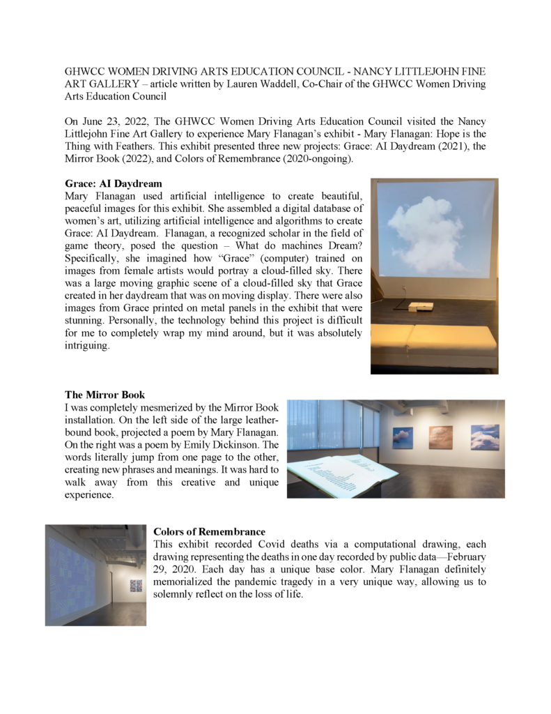 Nancy Littlejohn Fine Art Gallery Greater Houston Women’s Chamber of