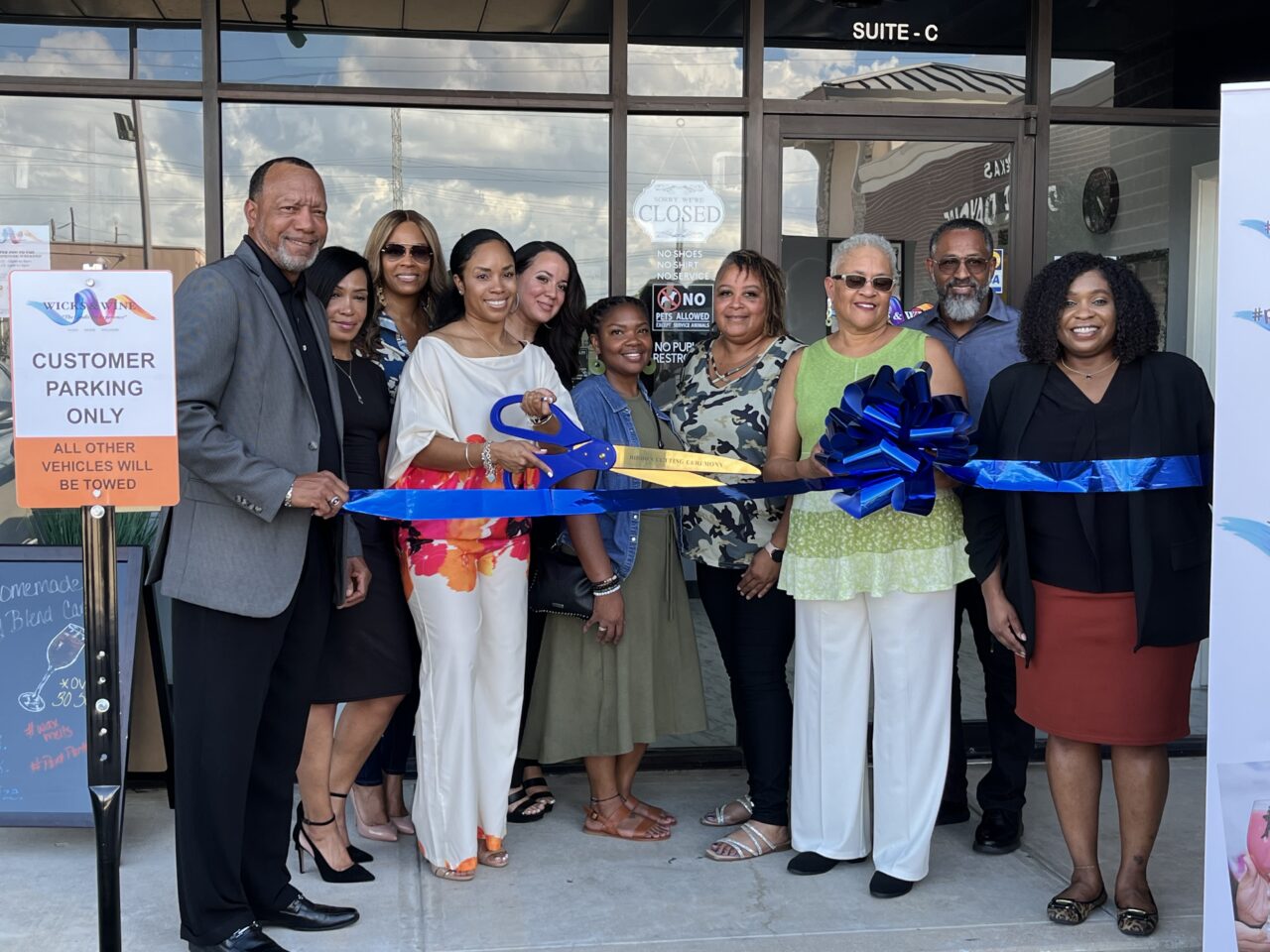 Wicks & Wine Ribbon Cutting Celebration Greater Houston Women’s
