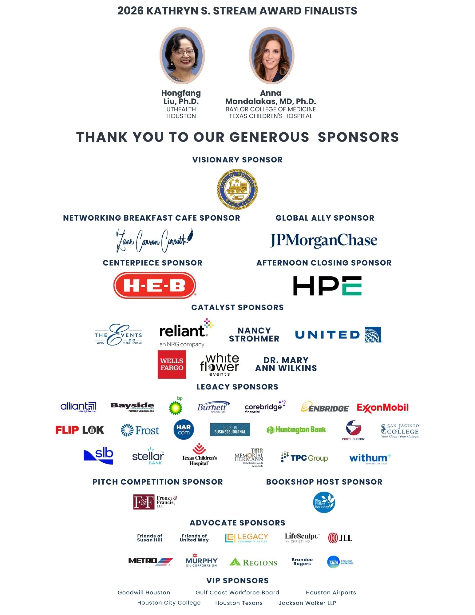 International Conference for Women 2026 Flyer Sponsors (2)