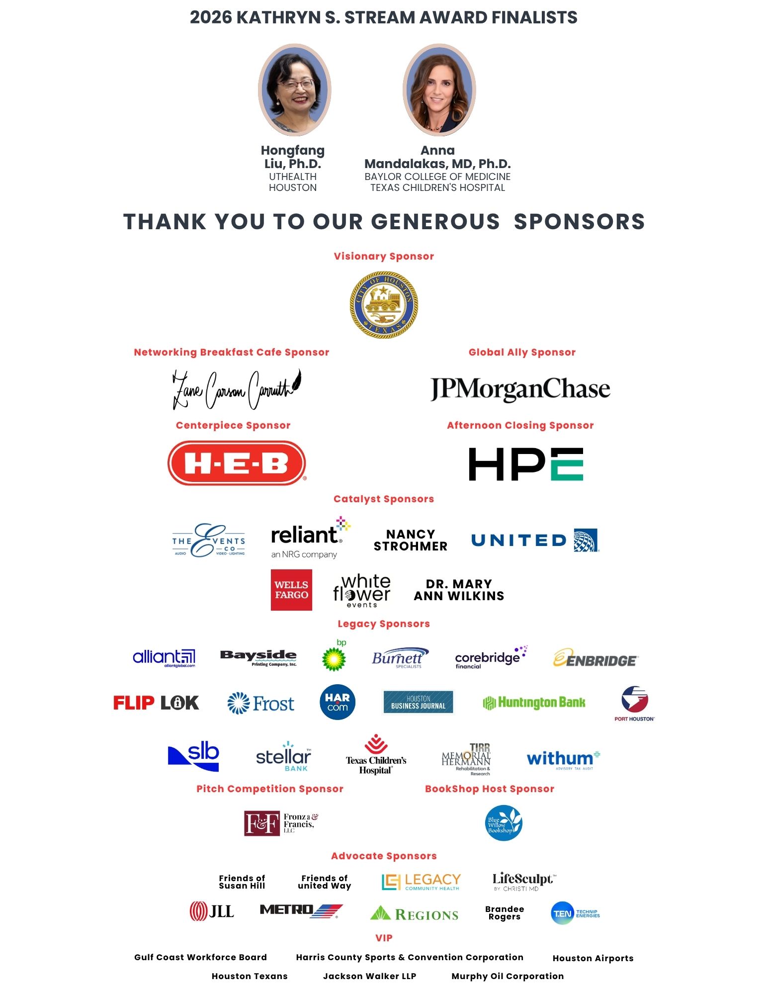 International Conference for Women 2026 Sponsors 05 07 v2
