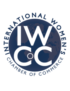 International Women's Chamber of Commerce Globe logo - Bigger Letters