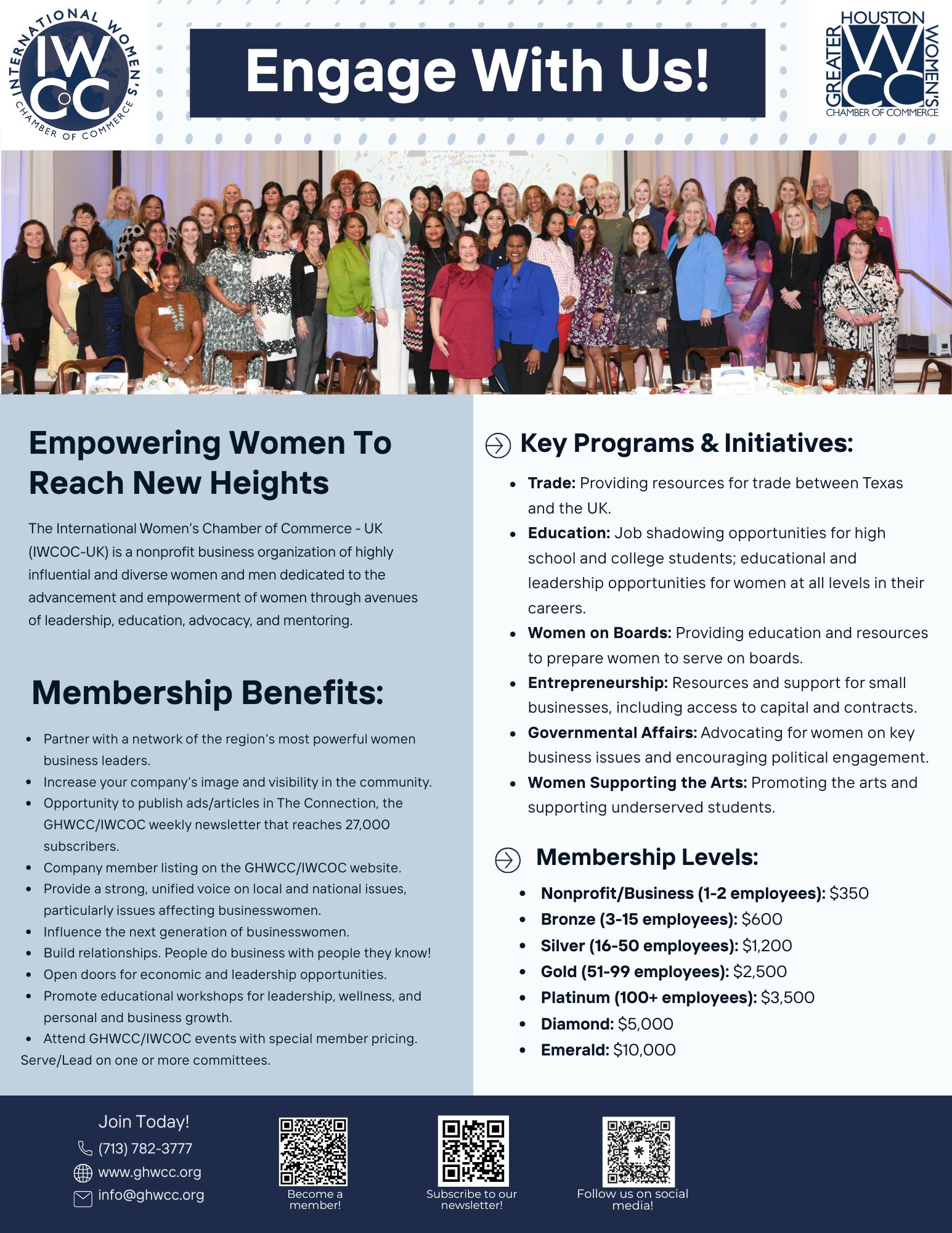 International Women's Chamber of Commerce - UK Member Benefits