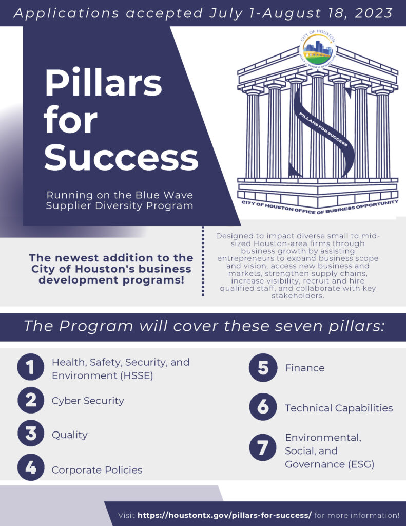 Pillars for Success Flyer