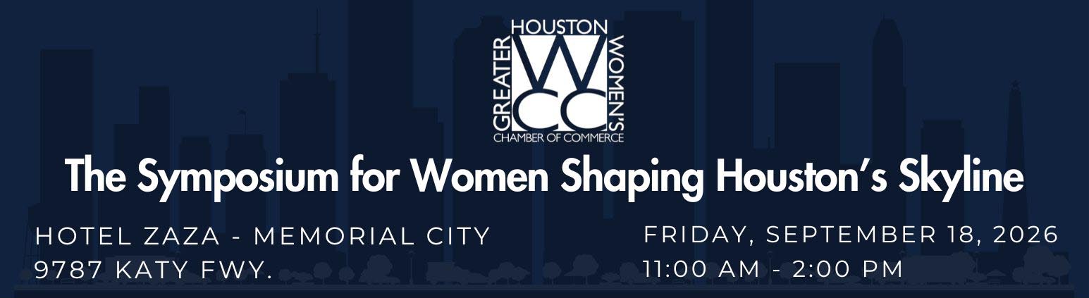 Symposium for Women Shaping Houston’s Skyline 2026 Banner