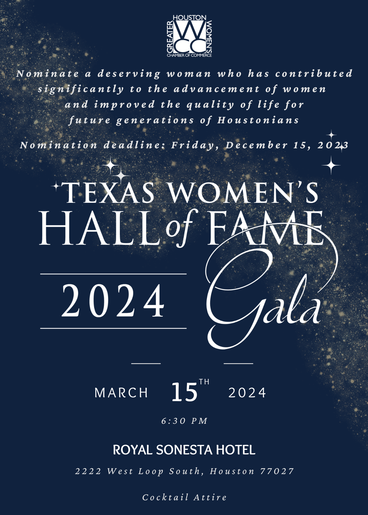 Texas Women’s Hall of Fame Nomination Form