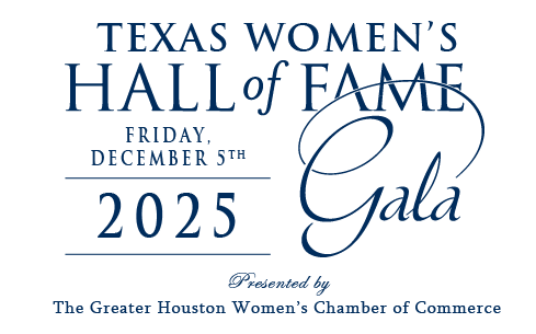 Texas Women's Hall of Fame Logo 2025 w date (blue) Texas Women's Hall of Fame Logo 2025 w date (blue)
