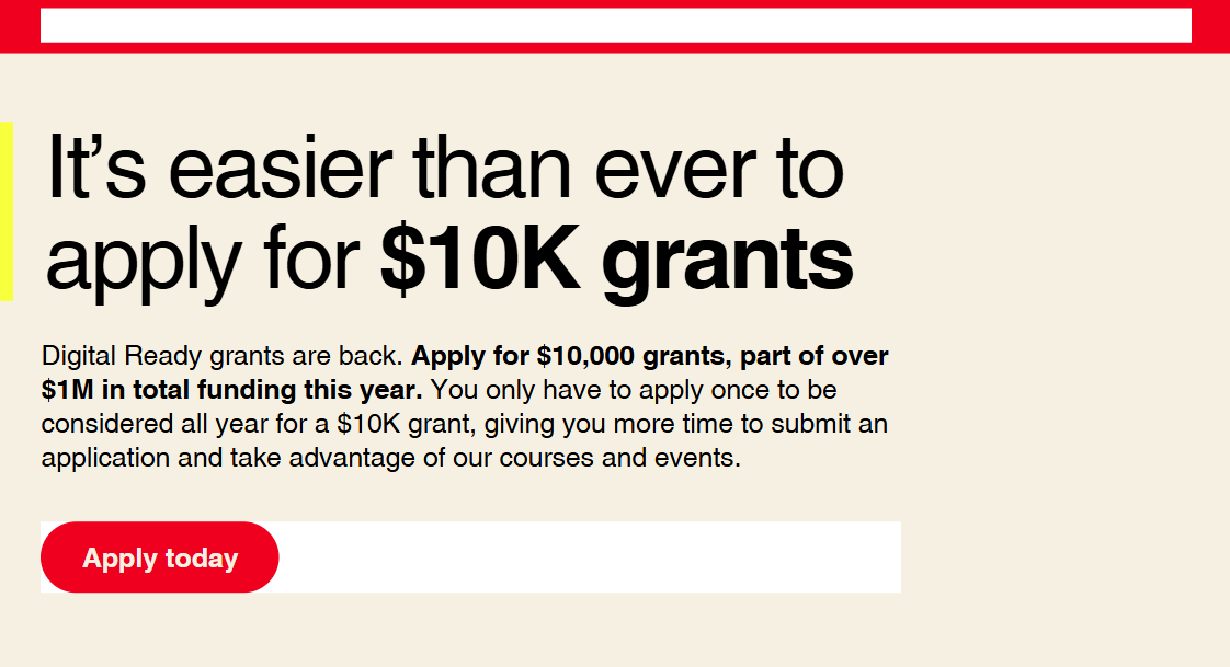 Verizon Small Business Digital Ready Grant