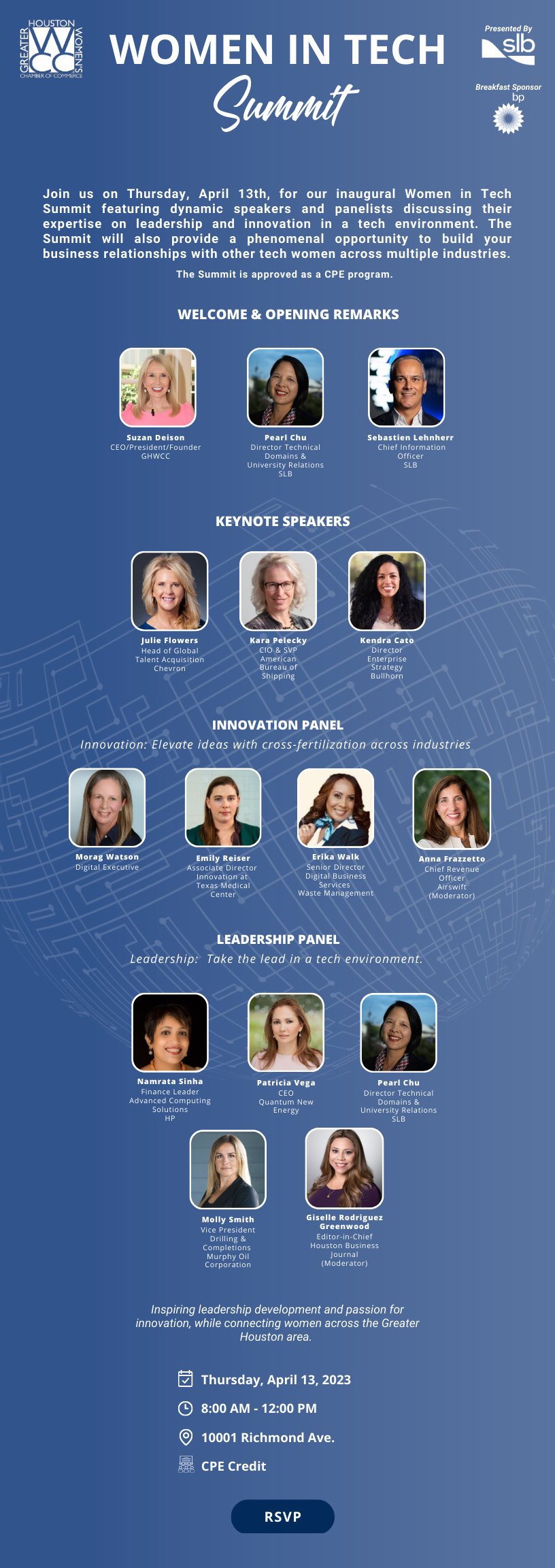 Women in Tech Summit 2023 8.5 × 24 in 1