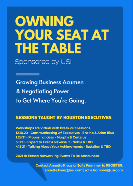 When Opportunity Knocks, Are You Owning Your Seat at the Table?